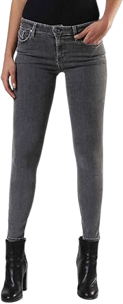 DIESEL Skinzee-Zip 0681F Women's Jeans W26/L32 Super Slim Skinny RRP180