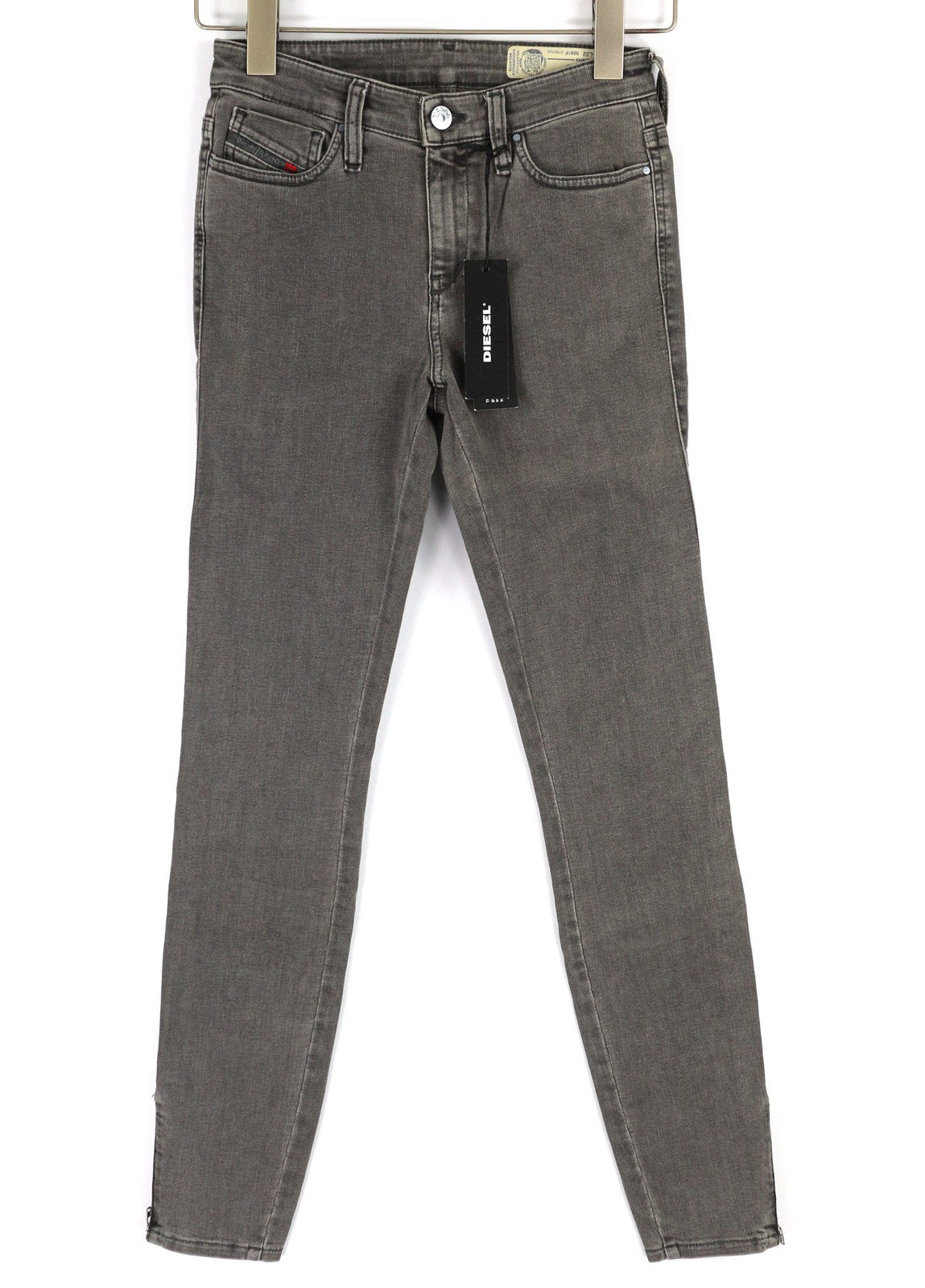 DIESEL Skinzee-Zip 0681F Women's Jeans W24/L32 Super Slim Skinny Regular RRP180