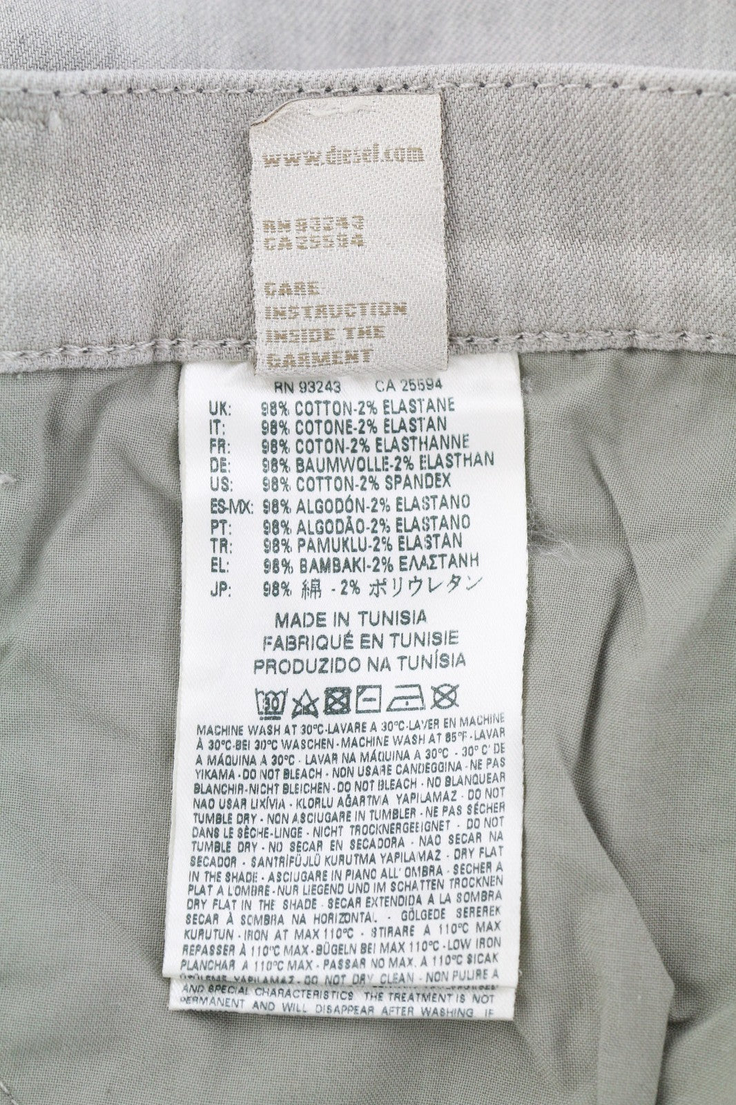 DIESEL D.N.A. Belthy 0676M Women's Jeans W30/L32 Straight Slim Low Waist RRP180