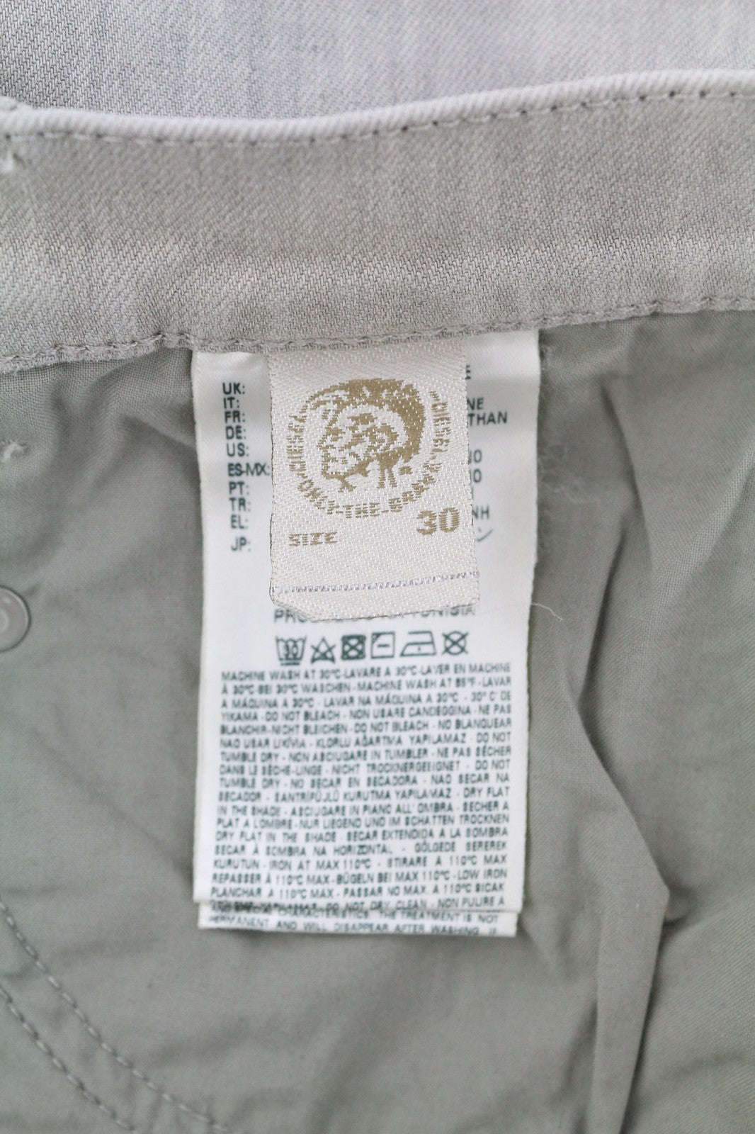 DIESEL D.N.A. Belthy 0676M Women's Jeans W30/L32 Straight Slim Low Waist RRP180