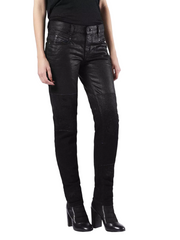 DIESEL Belthy 0856E Women's Jeans W28/L32 Straight Slim Low Waist Dark RRP250