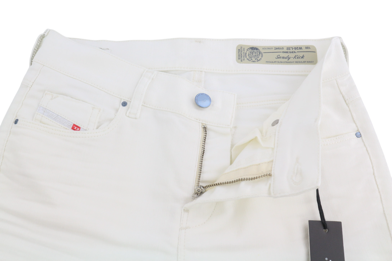 DIESEL Sandy-Kick 0Y84C Women Jeans W26/L32 Slim Straight Regular Waist RRP179