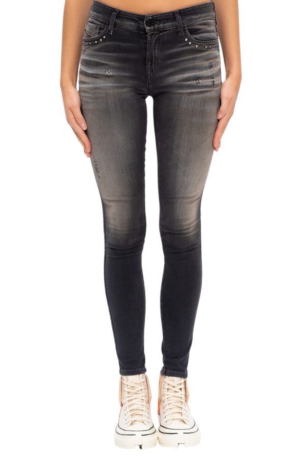 DIESEL Slandy 069QR Women Jeans W25/L30 Super Skinny Stretch Regular RRP140