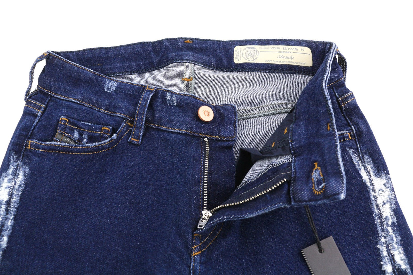 DIESEL Slandy 084ZA Women Jeans W27/L32 Super Slim Skinny Stretch RRP200