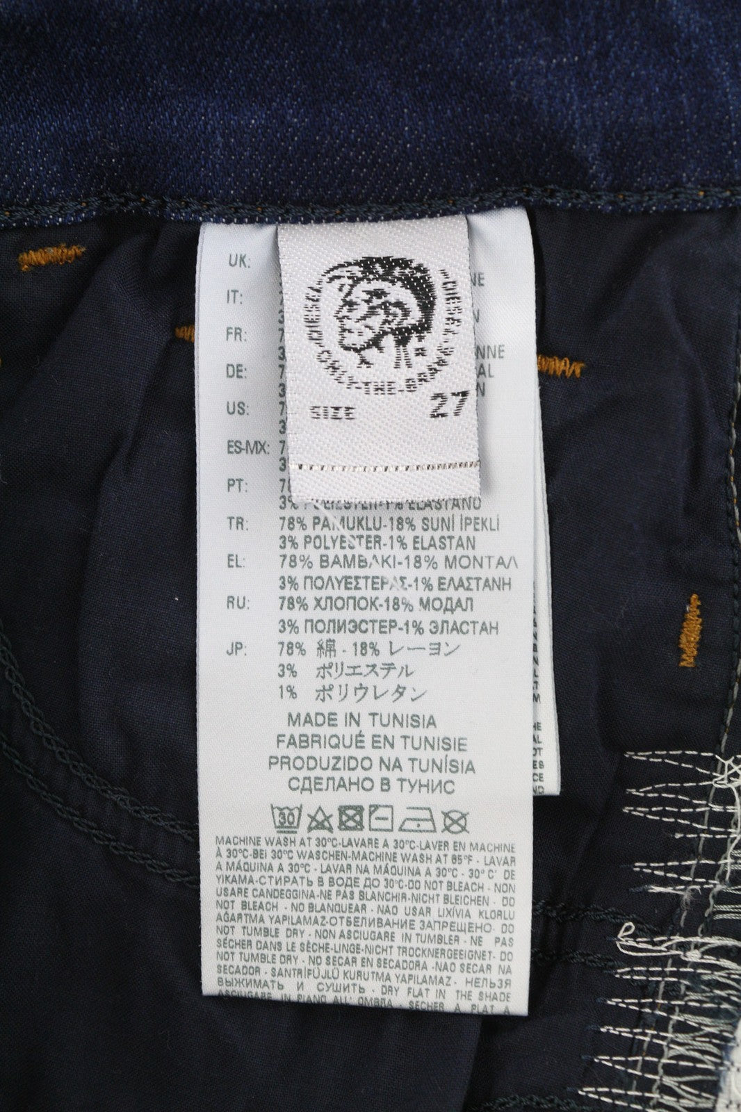 DIESEL Slandy 084ZA Women Jeans W27/L32 Super Slim Skinny Stretch RRP200