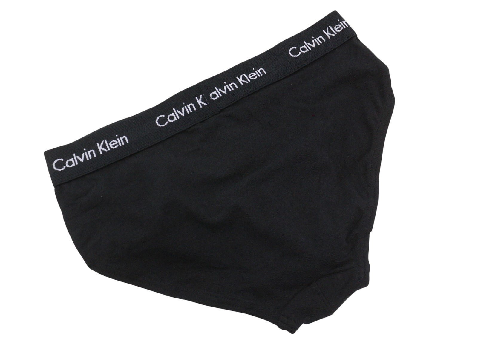 CALVIN KLEIN Men Underwear S Black Wicking Technology Cotton Stretch 3 Hip Brief