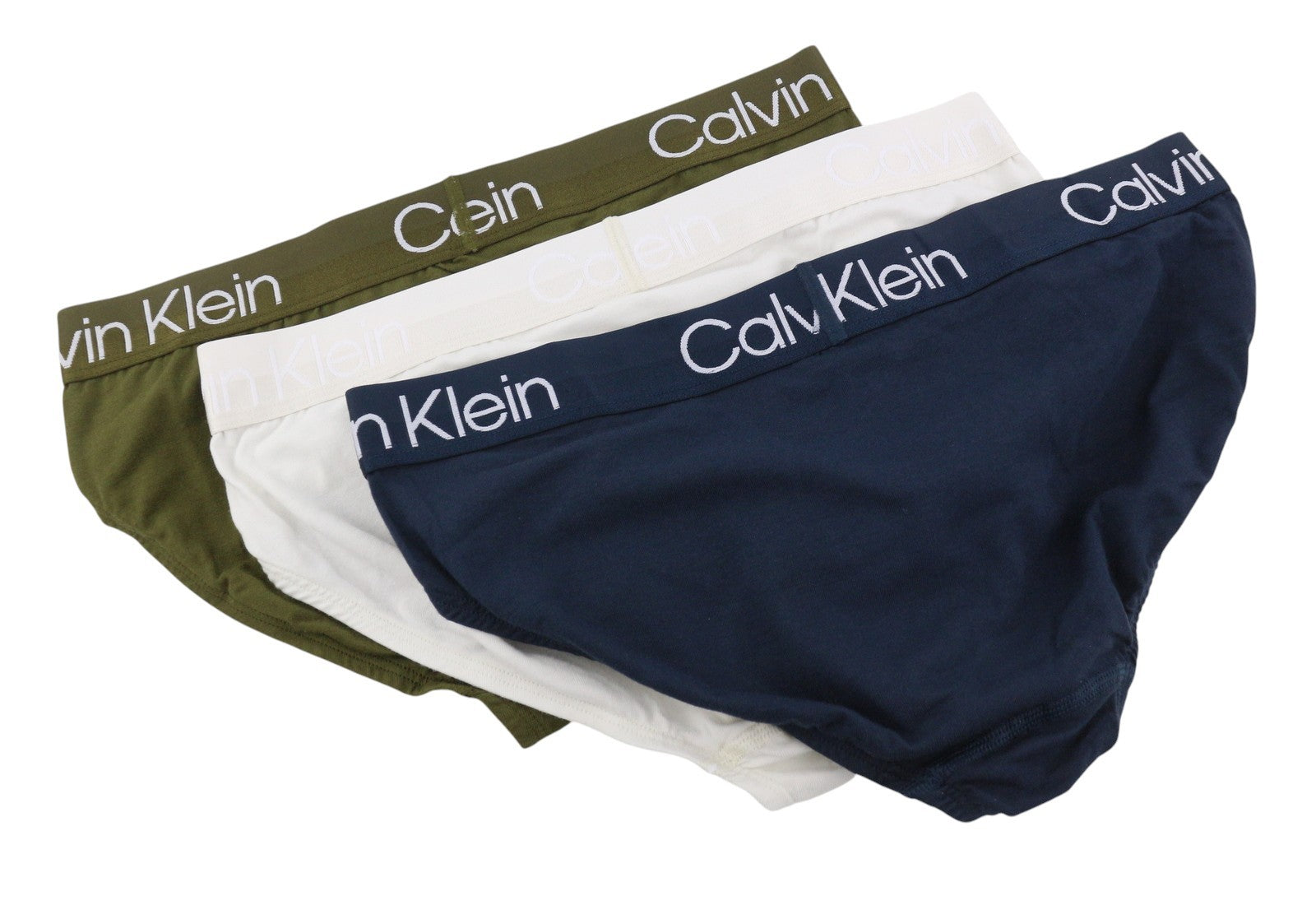 CALVIN KLEIN Men Underwear S Multi Cotton Stretch Blend Hip Brief 3 Pack