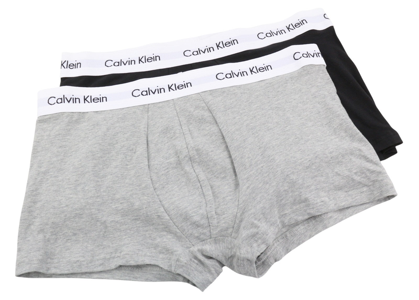 CALVIN KLEIN Men Underwear L Cotton Stretch Classic Fit Low Rise Trunk 2 Pack