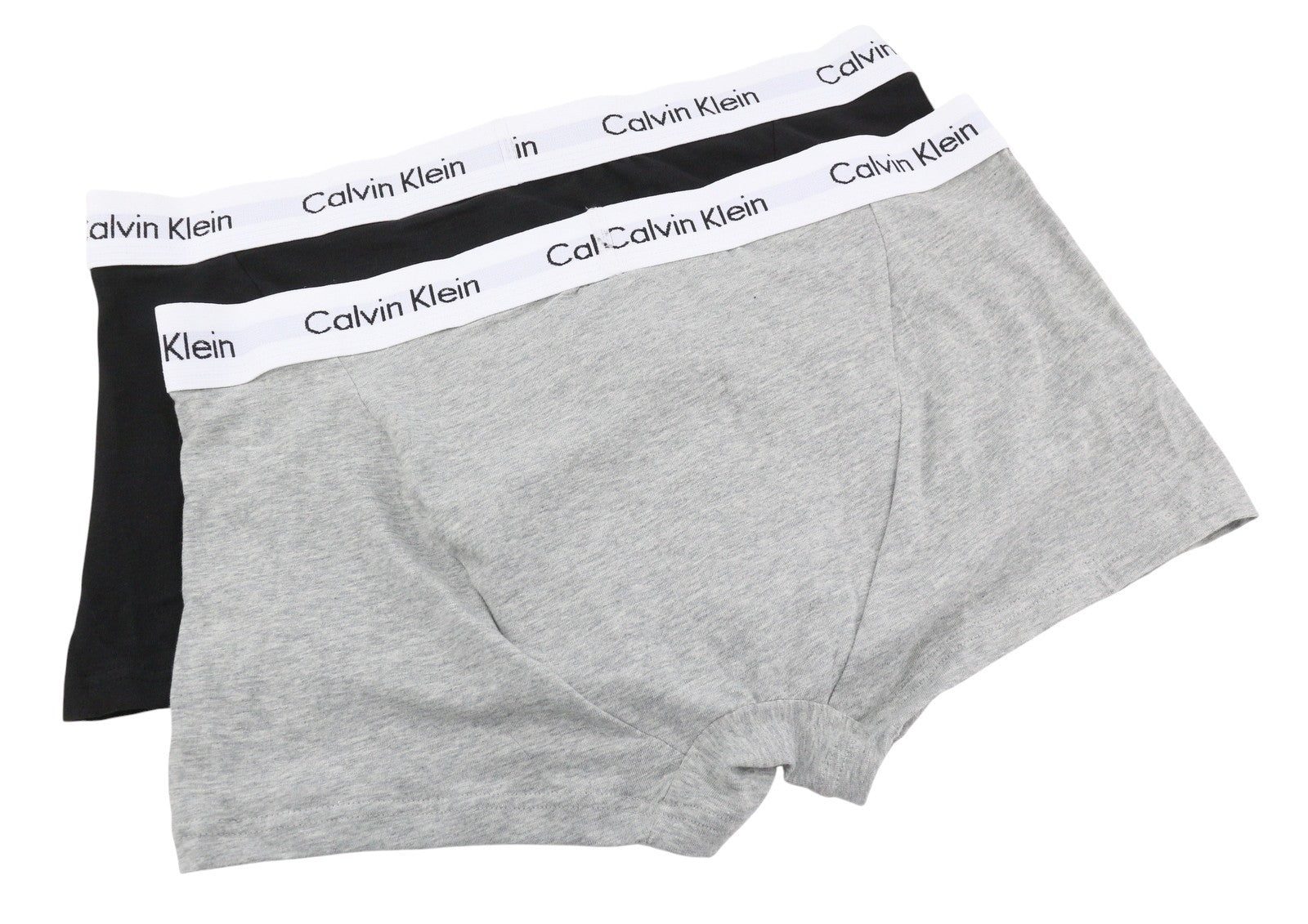 CALVIN KLEIN Men Underwear L Cotton Stretch Classic Fit Low Rise Trunk 2 Pack