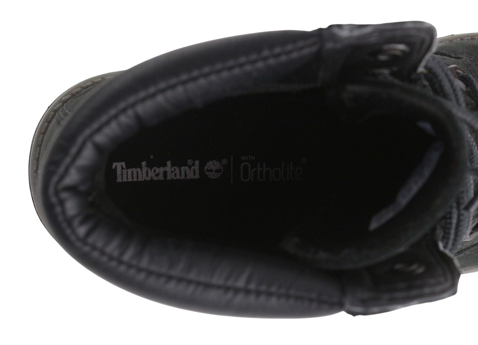 TIMBERLAND A17VM Women Boots EU37/37.5 Black Leather Waterproof Ortholite Laced