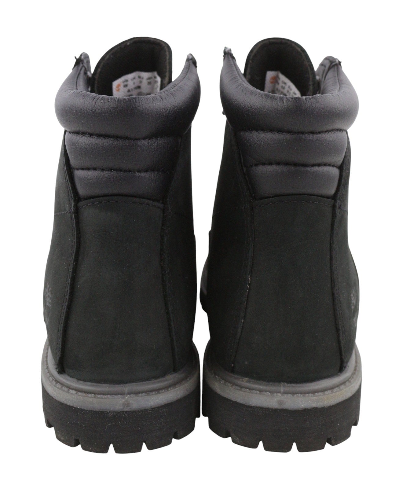 TIMBERLAND A17VM Women Boots EU37/37.5 Black Leather Waterproof Ortholite Laced