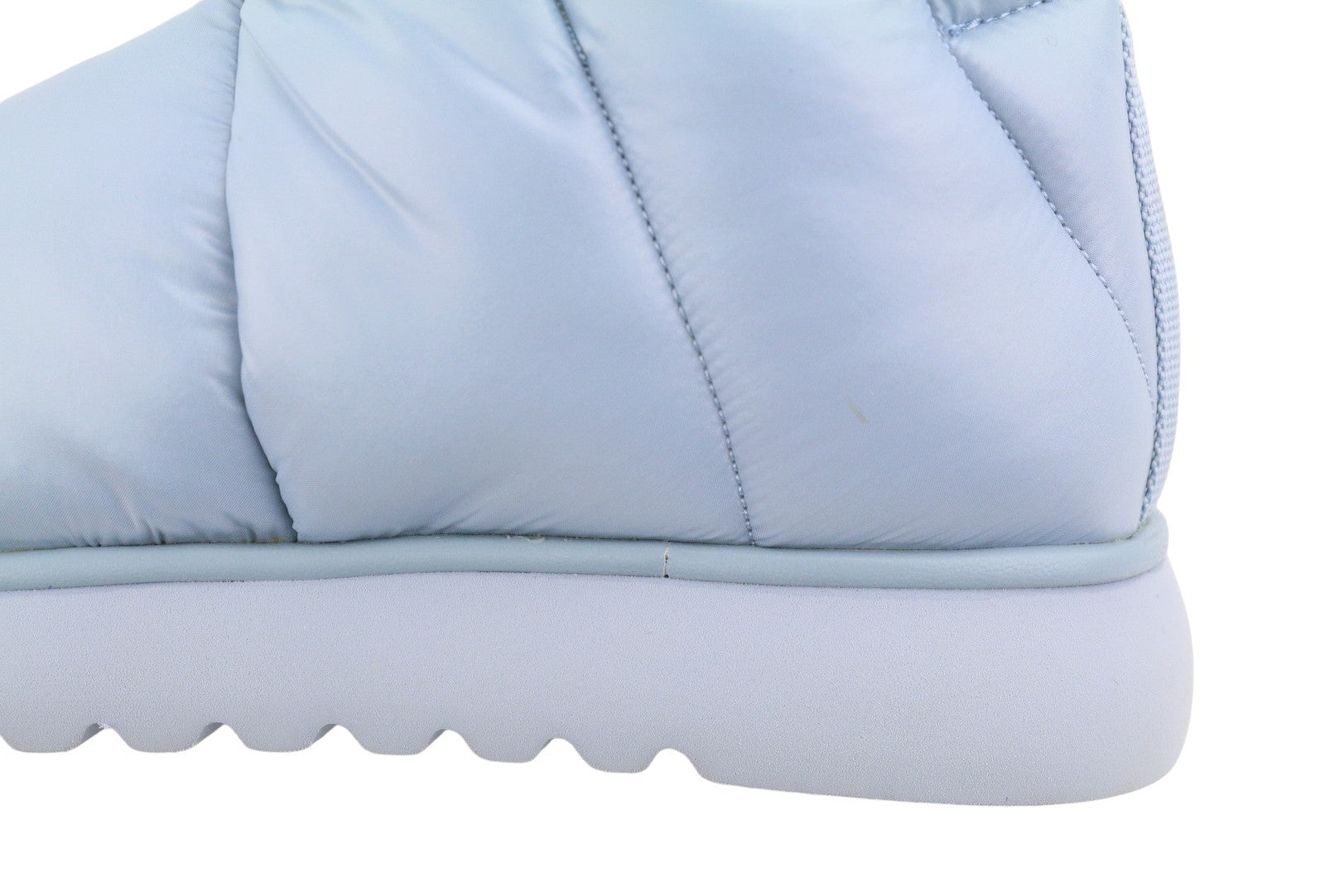 BIBI LOU Women Boots EU37 Light Blue Padded Quilted Ankle Winter RRP165