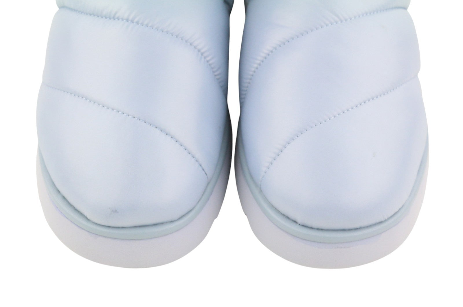 BIBI LOU Women Boots EU37 Light Blue Padded Quilted Ankle Winter RRP165