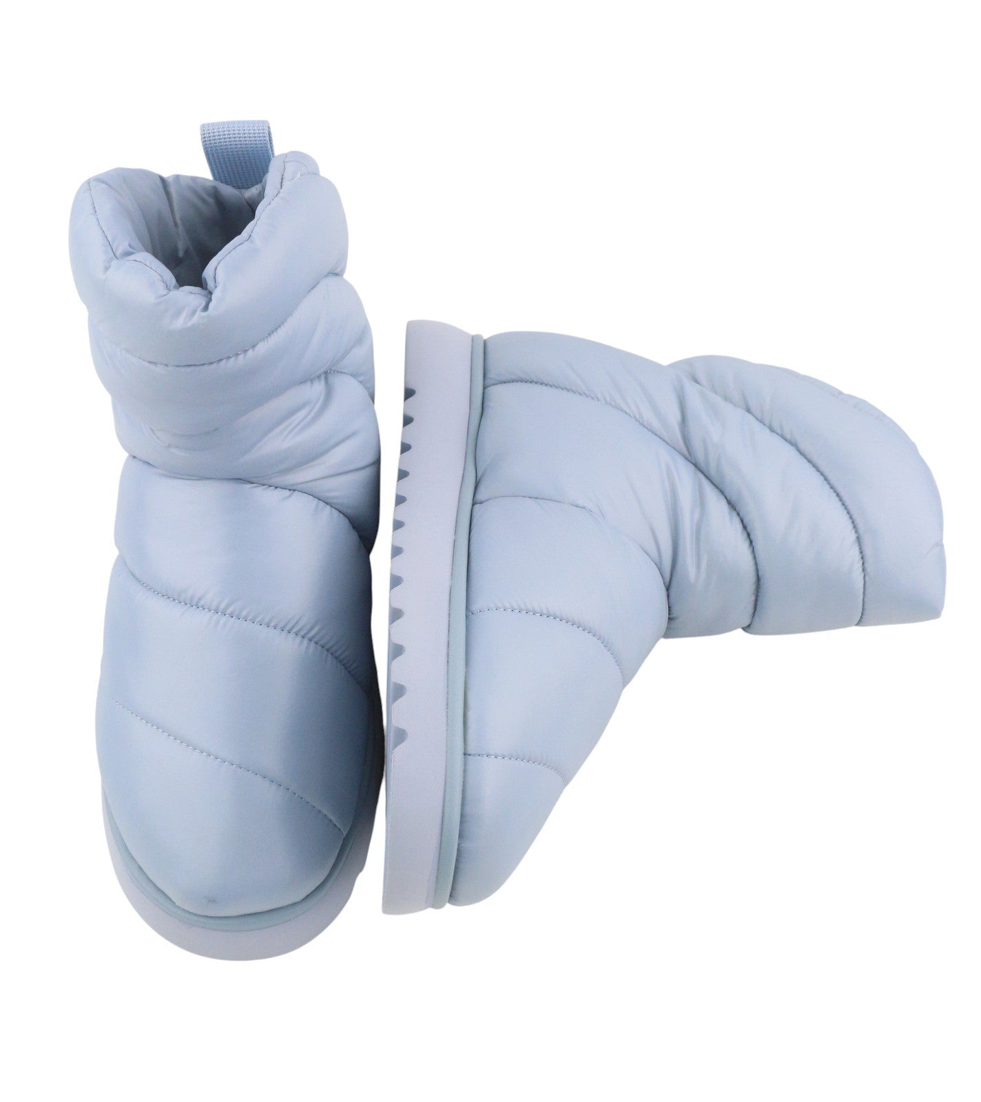 BIBI LOU Women Boots EU37 Light Blue Padded Quilted Ankle Winter RRP165