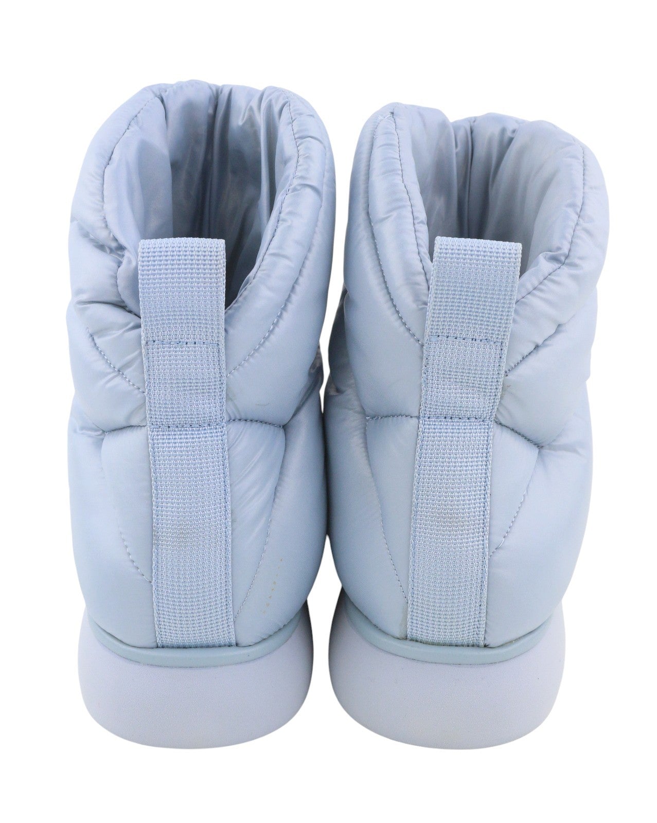 BIBI LOU Women Boots EU37 Light Blue Padded Quilted Ankle Winter RRP165