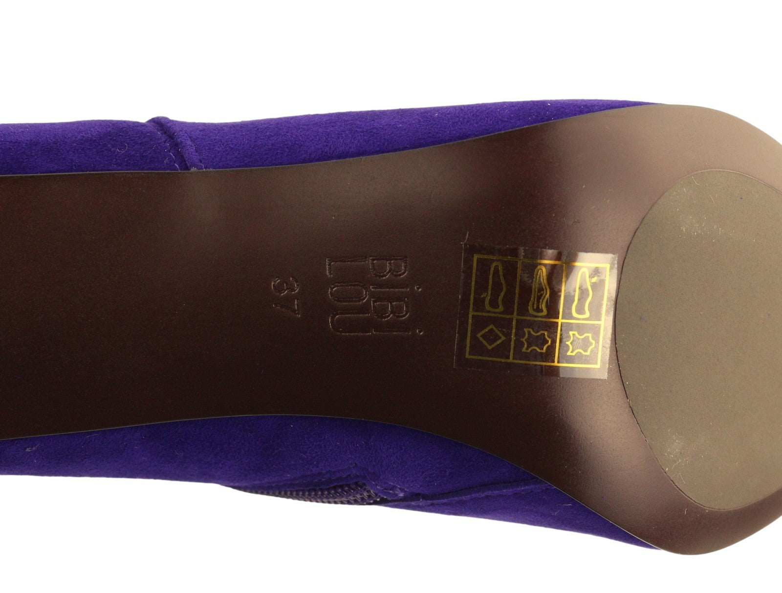 BIBI LOU Aurea Women Boots EU37 Blue Suede Leather Pointed Toe HeelsRRP199