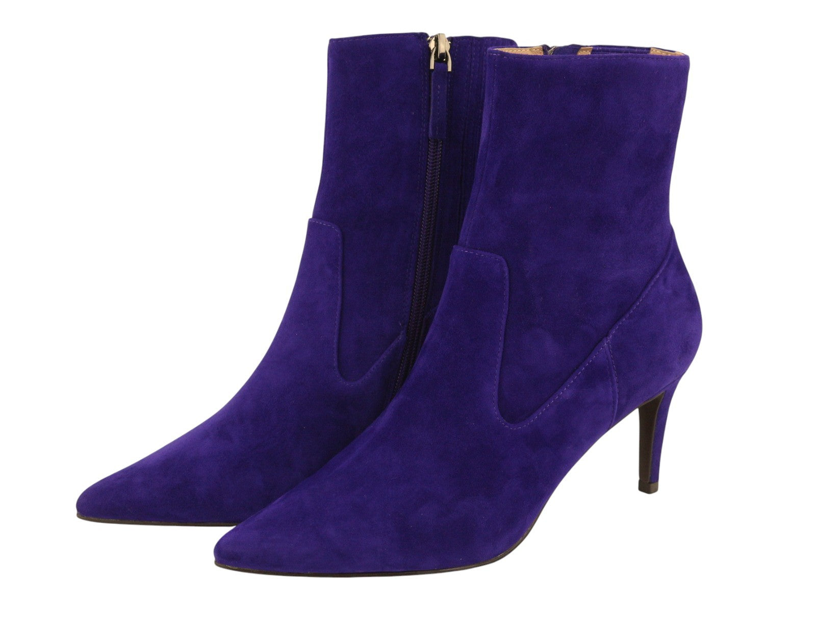 BIBI LOU Aurea Women Boots EU37 Blue Suede Leather Pointed Toe HeelsRRP199