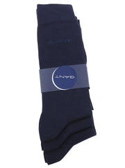 GANT 3-Pack Soft Men Socks OS Marine Cotton Blend Tight-Knit Stretch Unisex