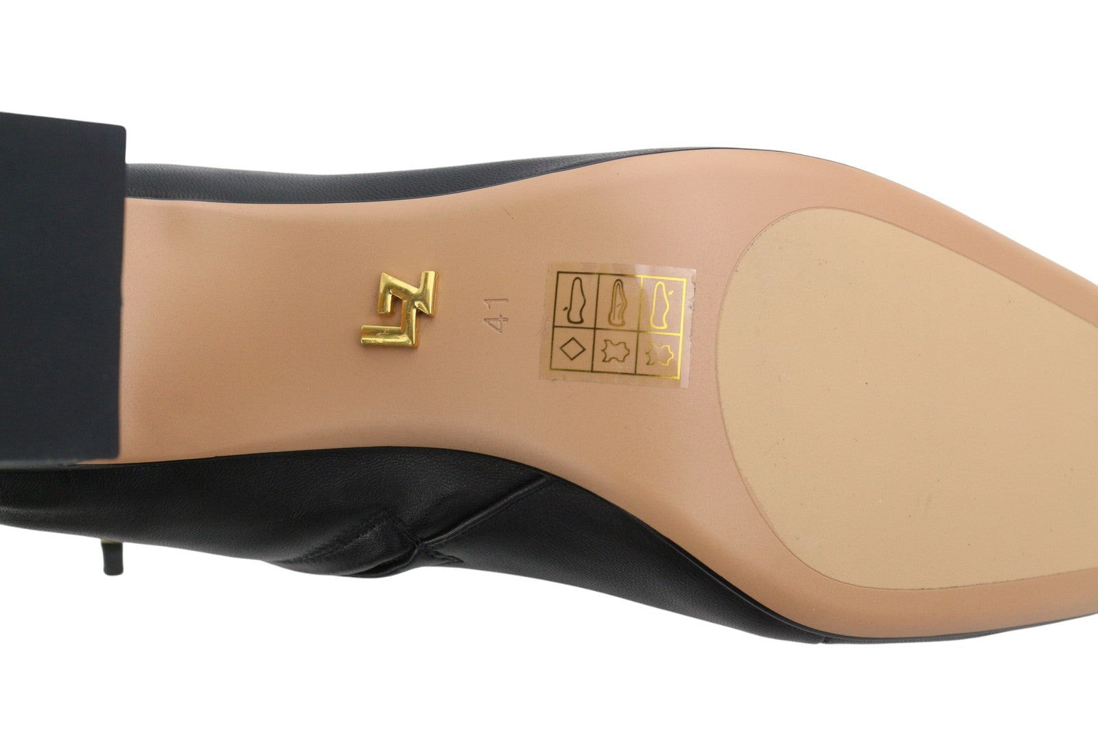 LOLA CRUZ Lorey Women Boots EU41 Black Leather Square Toe Ankle Heels Zipper