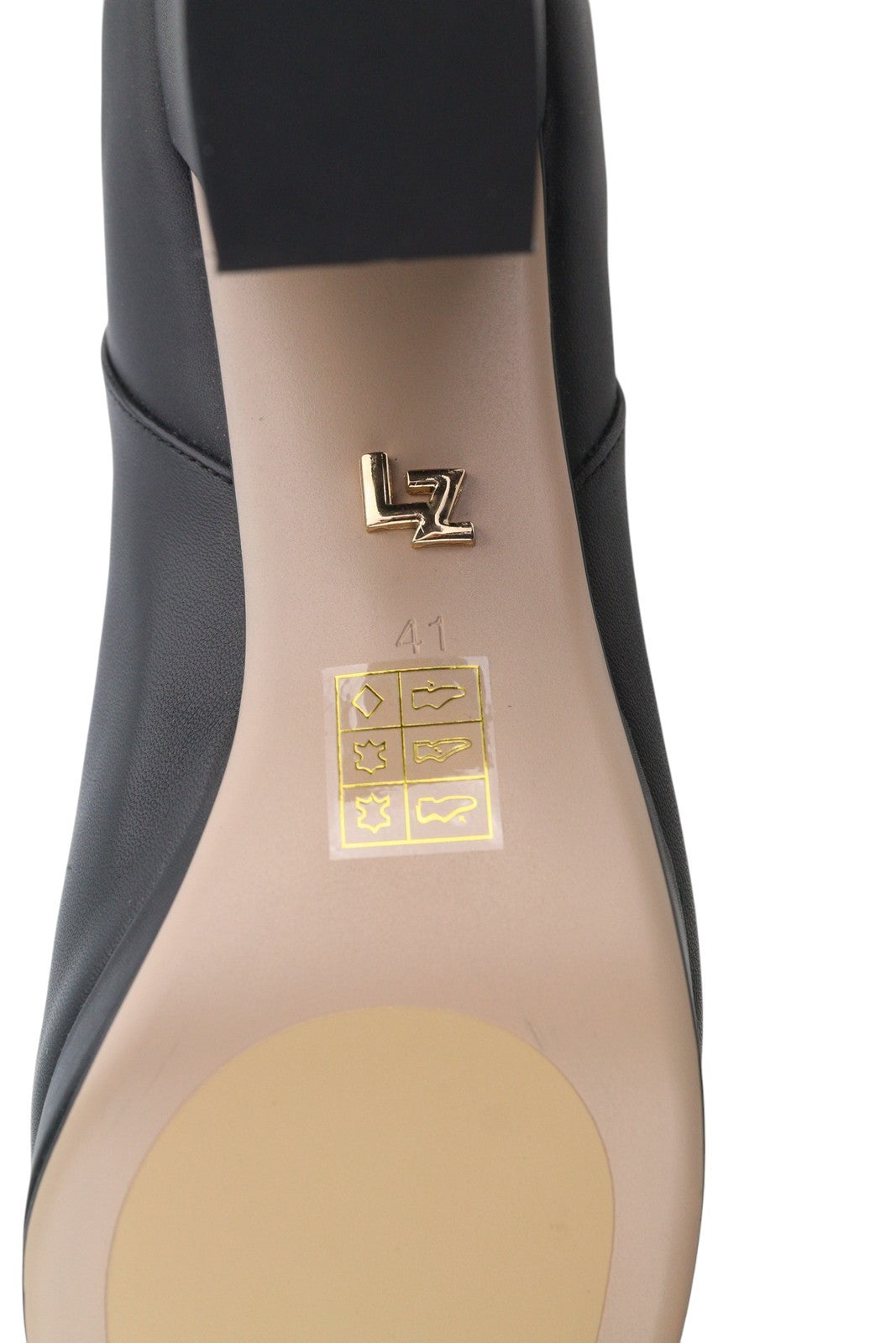 LOLA CRUZ Kaus Women Boots EU41 Black Leather Heeled Almond Toe Zipper