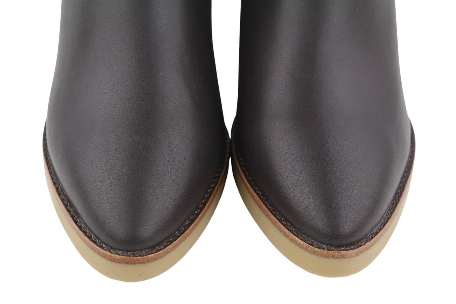 LOLA CRUZ Dana II Women Boots EU40 Brown Leather Platform Heel Pointed Toe