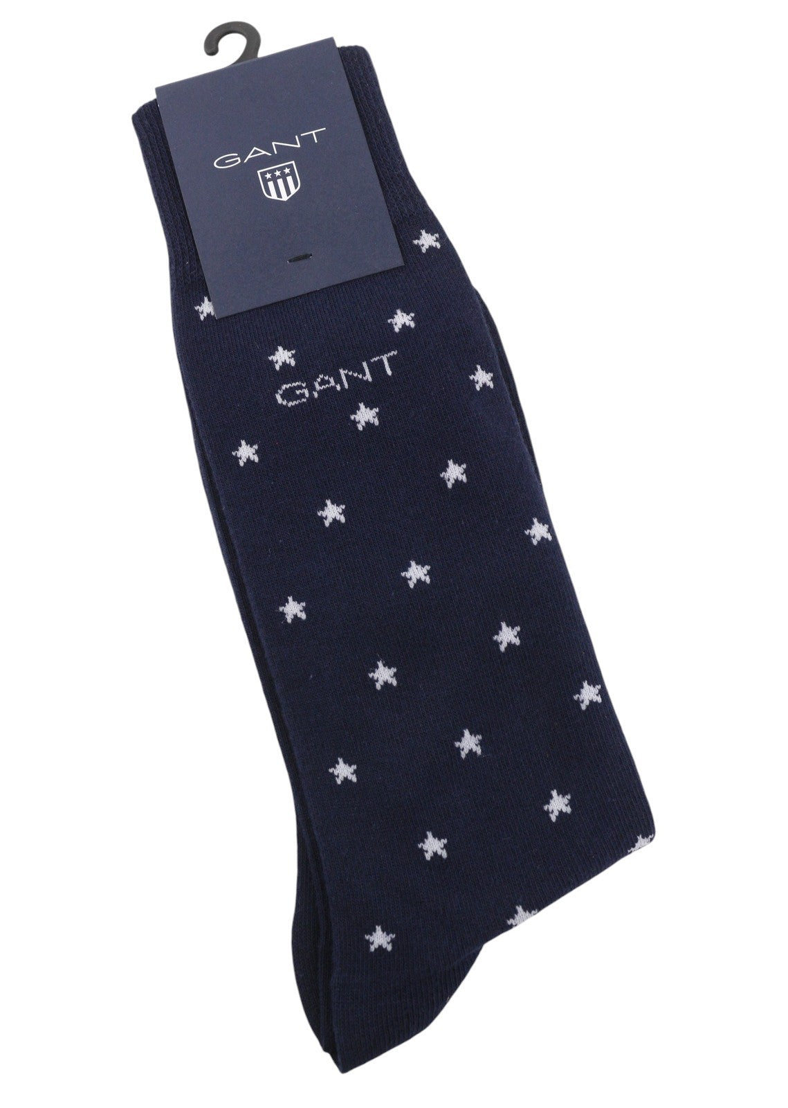 GANT Star Men Socks OS Marine Cotton Blend Tight-Knit Stretch Unisex