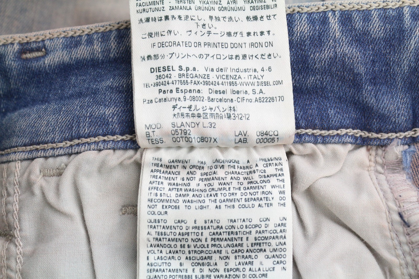 DIESEL Slandy 084CQ Women's Jeans W25/L32 Super Slim Skinny Stretch RRP155