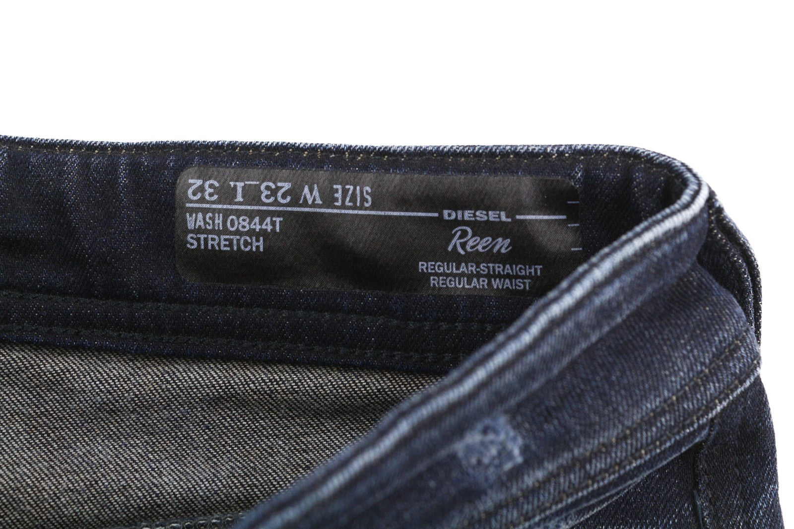 DIESEL D.N.A. Reen 0844T Women's Jeans W23/L32 Straight Regular Blue RRP200