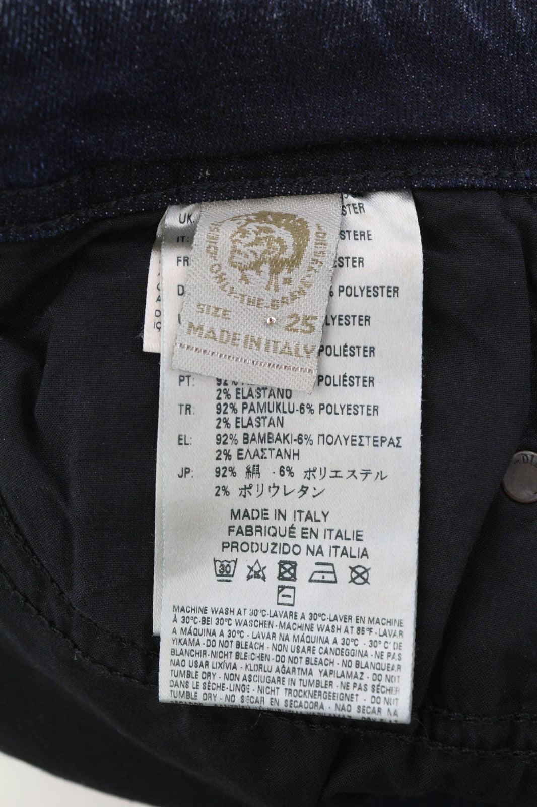 DIESEL D.N.A. Reen 0844T Women's Jeans W25/L32 Straight Classic Regular RRP200