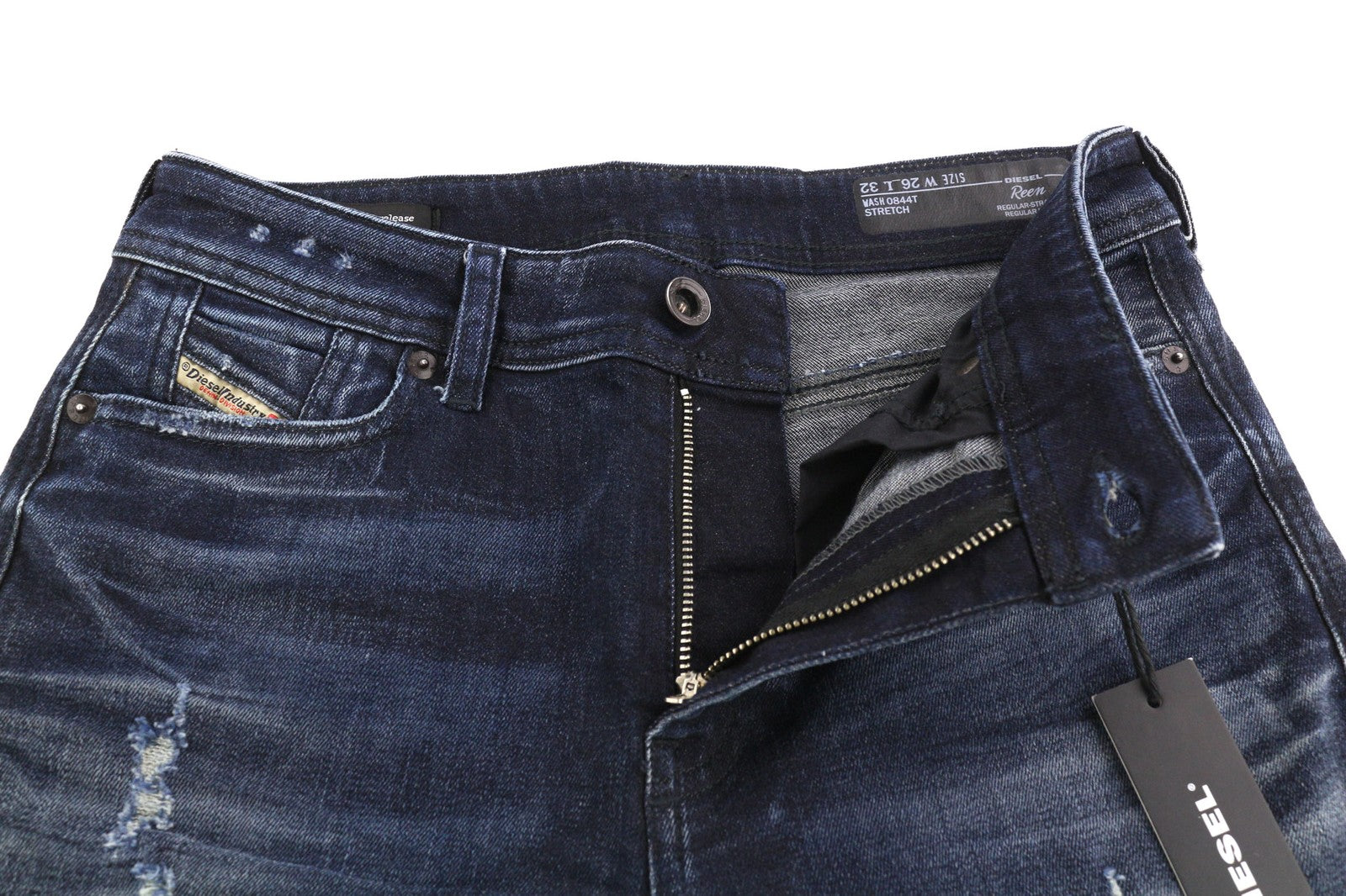 DIESEL D.N.A. Reen 0844T Women's Jeans W26/L32 Straight Regular Waist RRP200