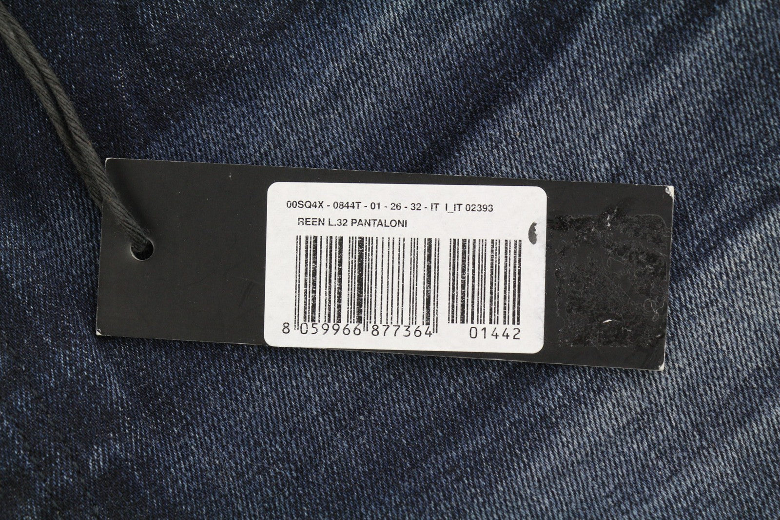 DIESEL D.N.A. Reen 0844T Women's Jeans W26/L32 Straight Regular Waist RRP200