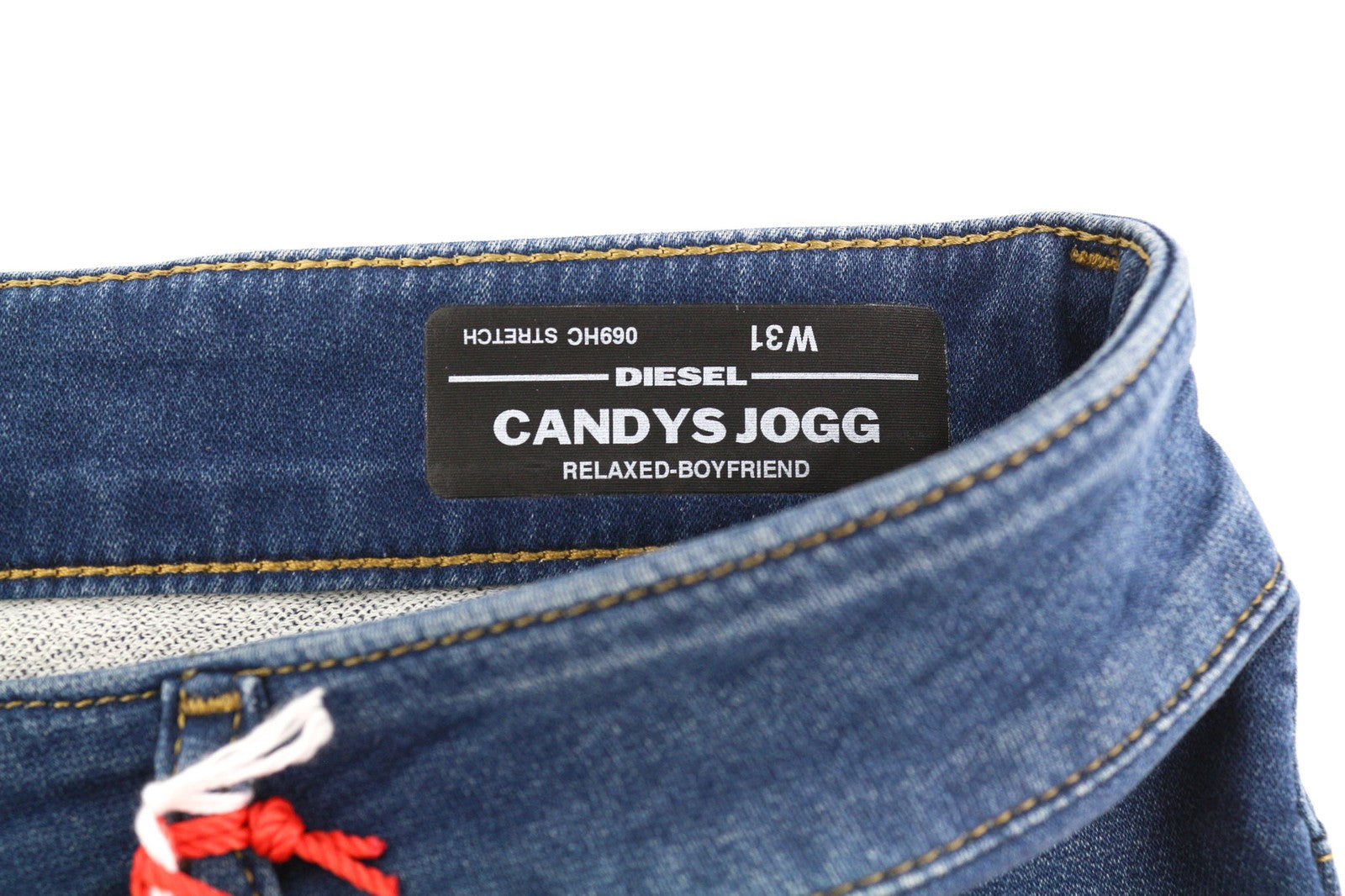 DIESEL Candys Jogg 069HC Women's Jeans W31 Relaxed Boyfriend Washed RRP200