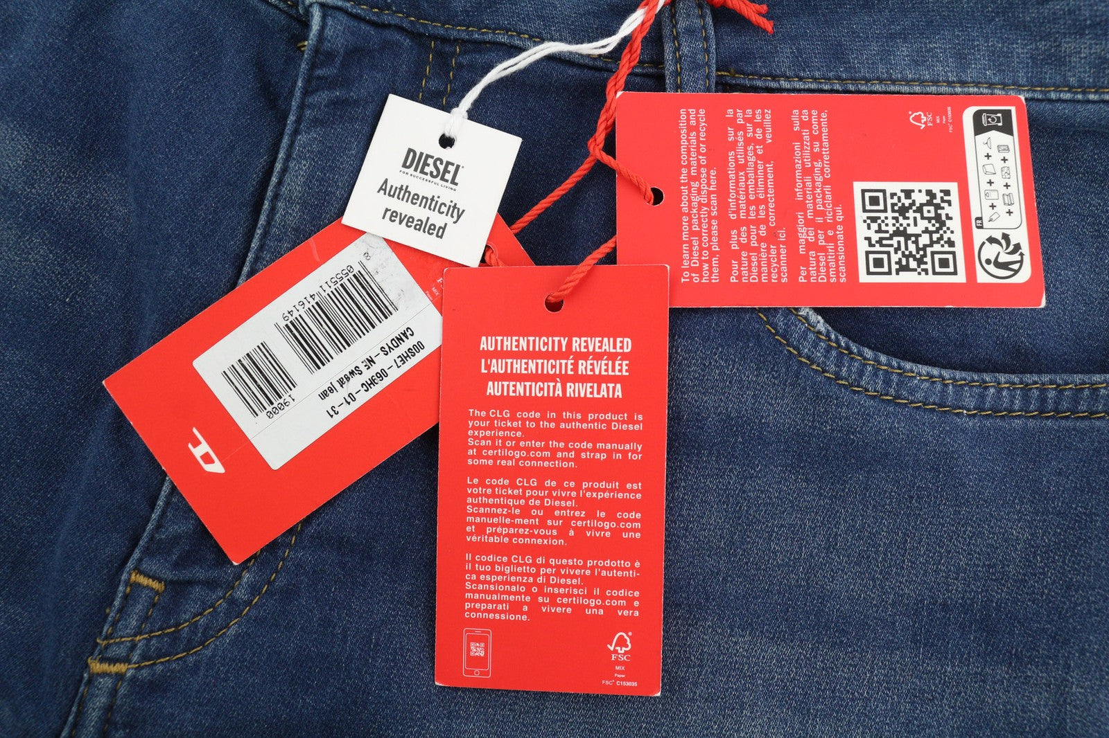 DIESEL Candys Jogg 069HC Women's Jeans W31 Relaxed Boyfriend Washed RRP200