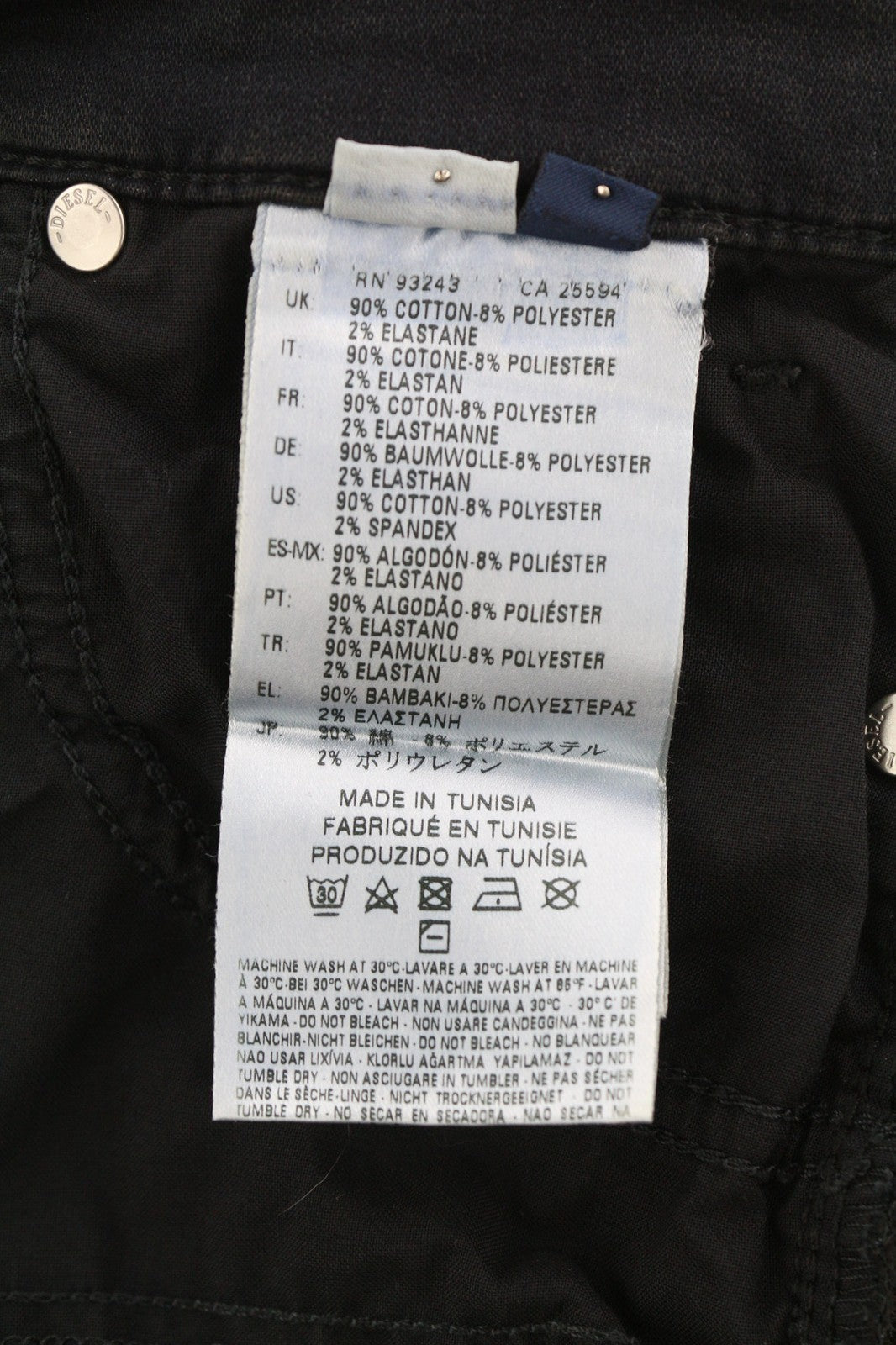 DIESEL Doris-Ne 0669Q Women's Jeans W25 Jogg Sweat Denim Skinny RRP179