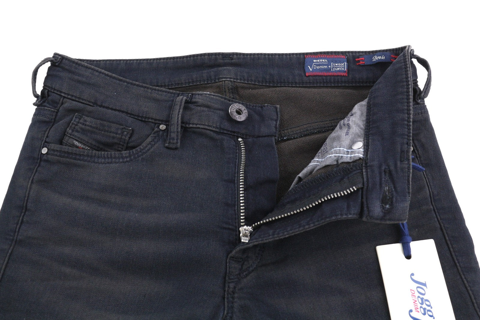 DIESEL Doris-Ne 0669Q Women's Jeans W26 Jogg Sweat Denim Skinny Stretch RRP179