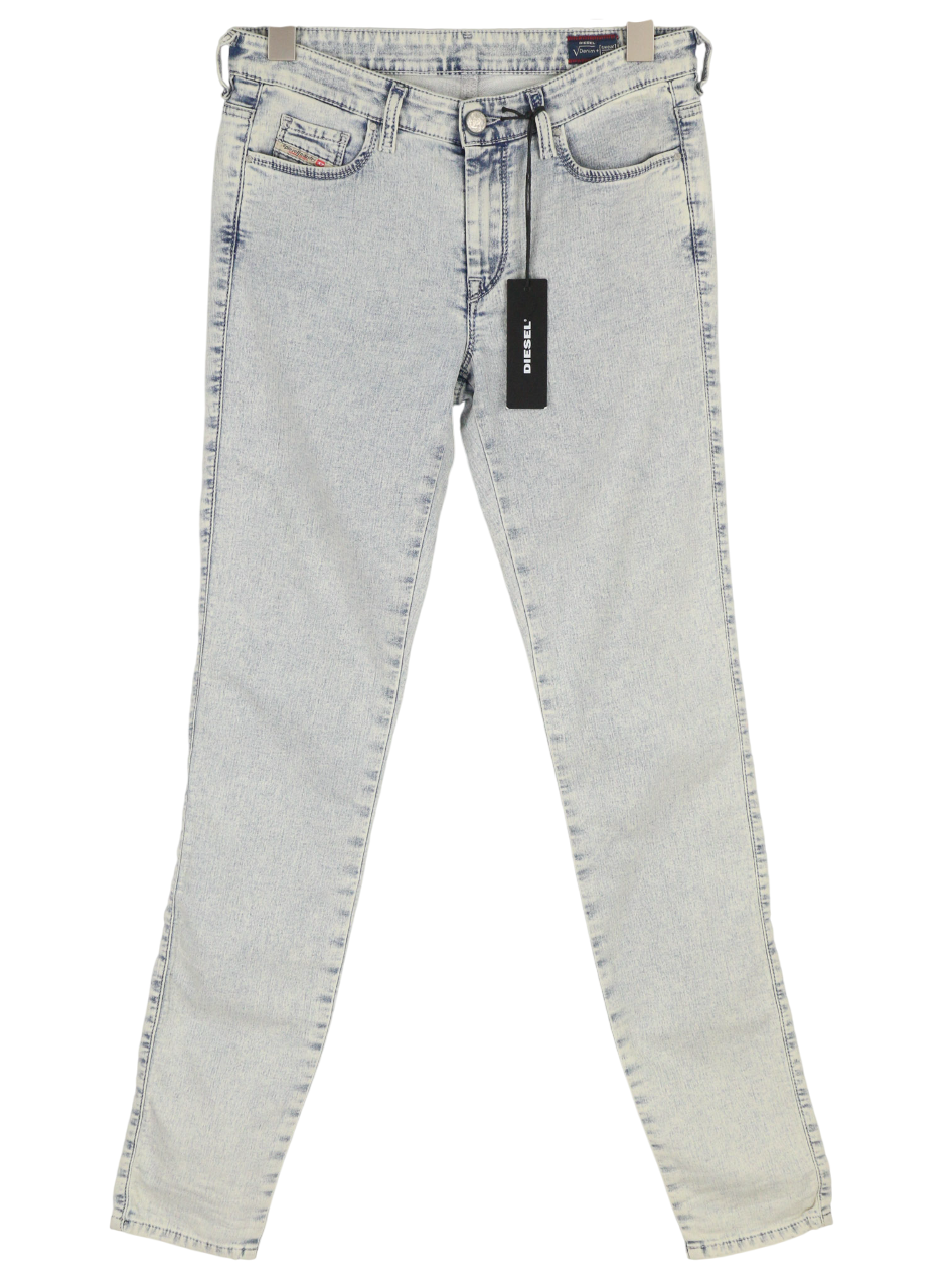 DIESEL Doris-Ne 0672C Women's Jeans W27 Jogg Sweat Denim Skinny Blue RRP210
