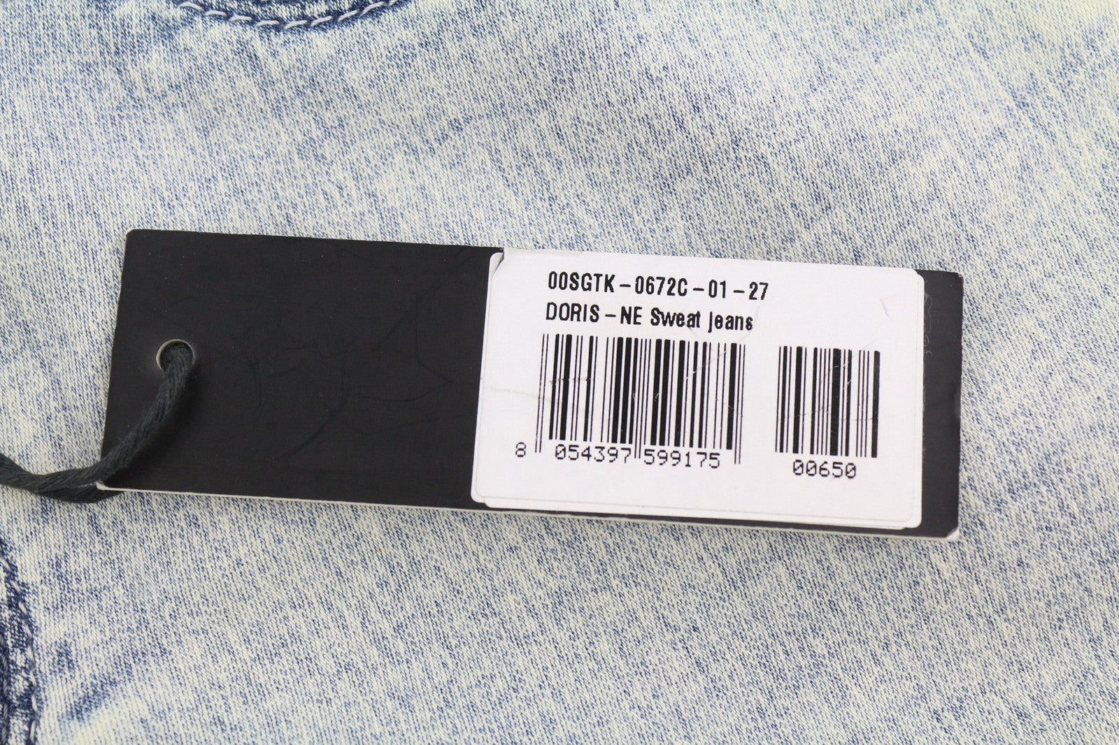 DIESEL Doris-Ne 0672C Women's Jeans W27 Jogg Sweat Denim Skinny Blue RRP210