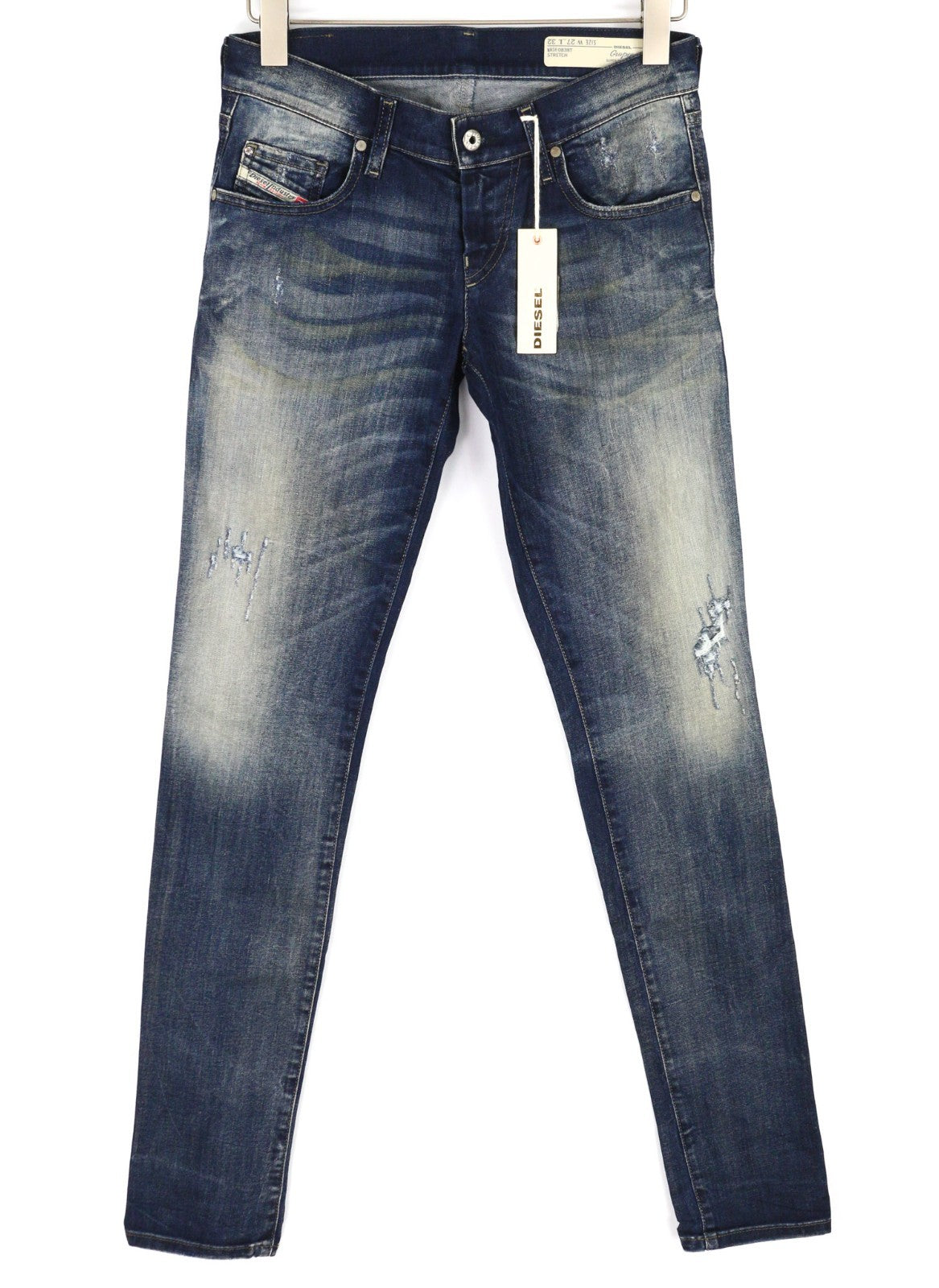 DIESEL Grupee 0838T Women's Jeans W27/L32 Super Slim Skinny Stretch Low Waist