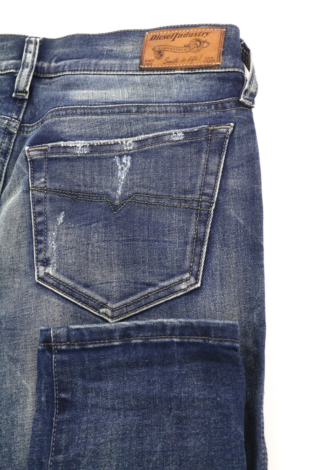 DIESEL Grupee 0838T Women's Jeans W27/L32 Skinny Super Slim Low Waist Stretchy