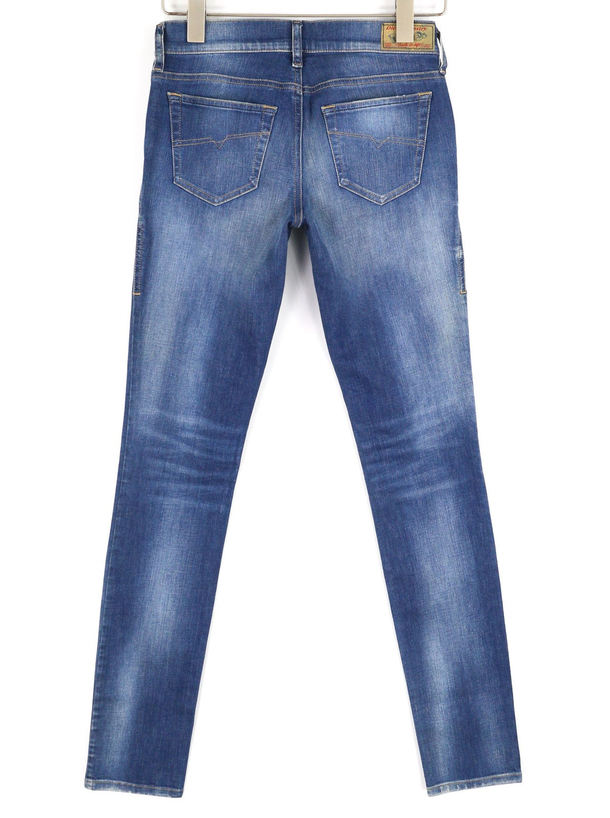 DIESEL Grupee 0664S Women's Jeans W25/L32 Super Slim Skinny Stretch Low Waist