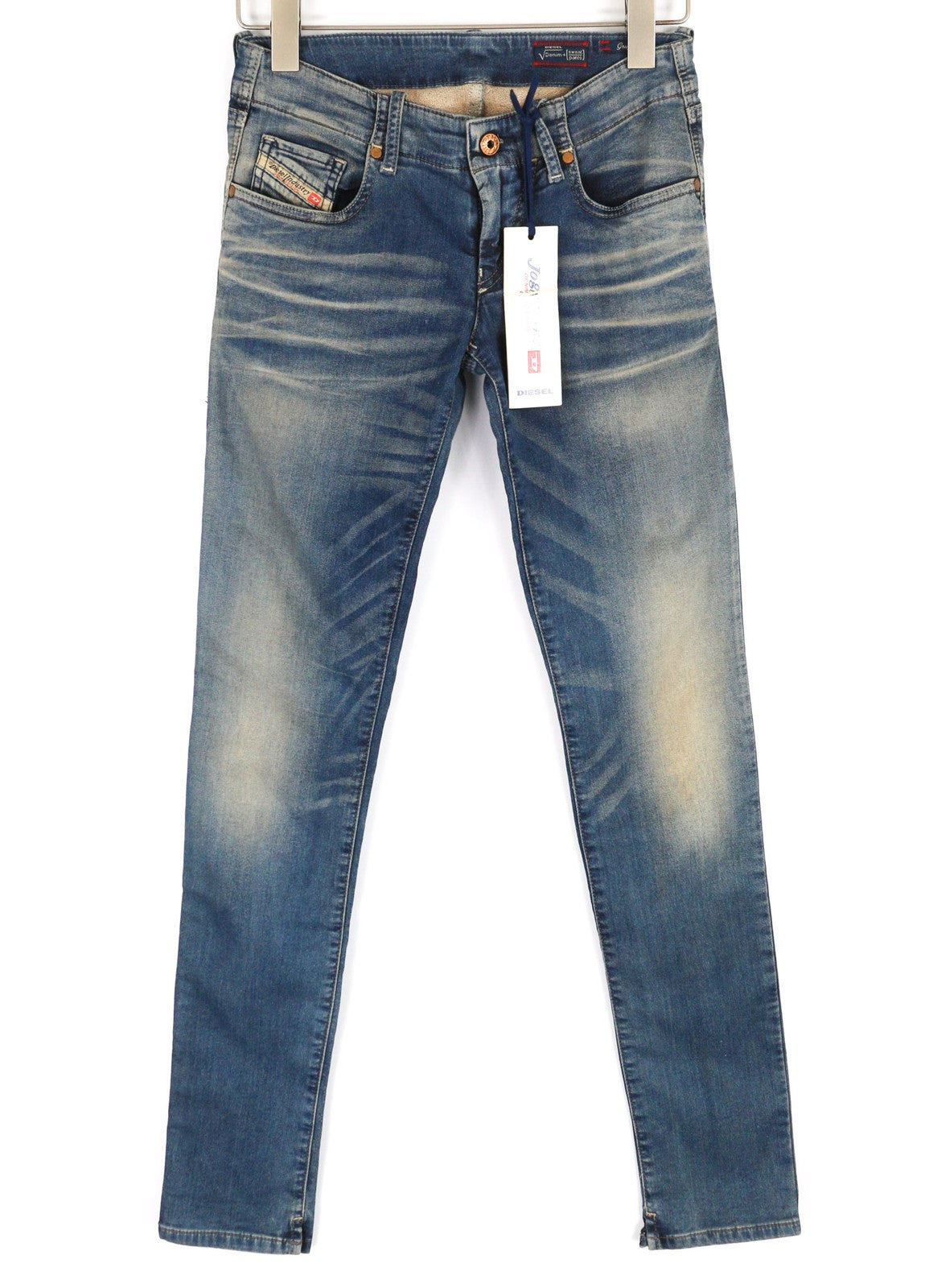 DIESEL Grupee-Ne 0603L Women's Jeans W25 Jogg Sweat Denim Skinny RRP250
