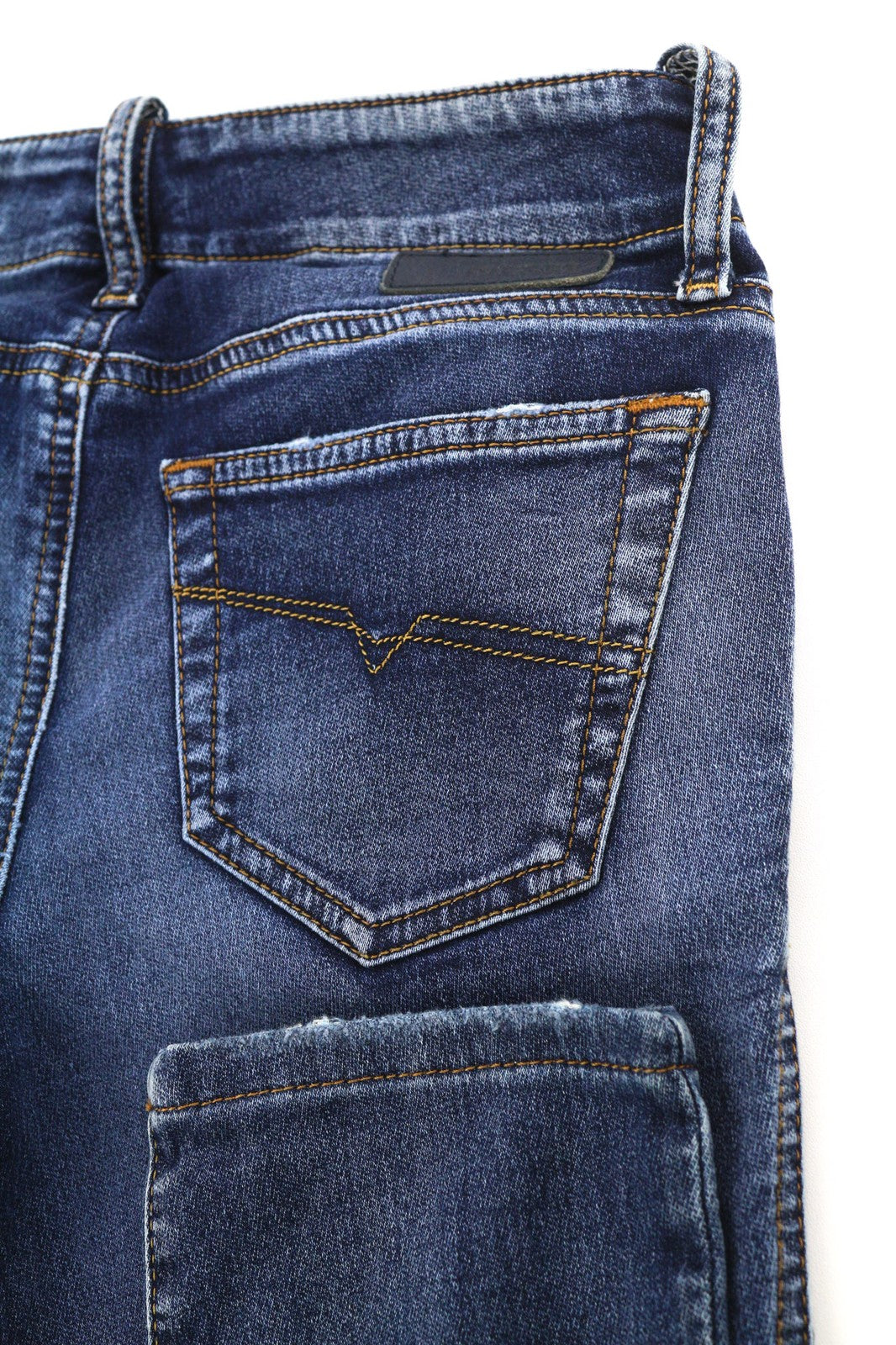 DIESEL Grupee-Ne 0604Z Women's Jeans W23 Jogg Sweat Skinny Washed Blue RRP250