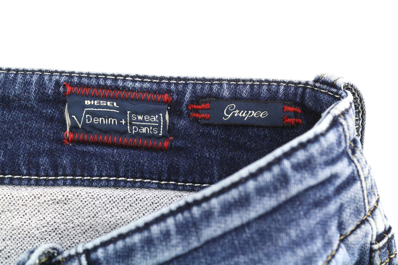 DIESEL Grupee-Ne 0607U Women's Jeans W25 Jogg Sweat Skinny Washed RRP250