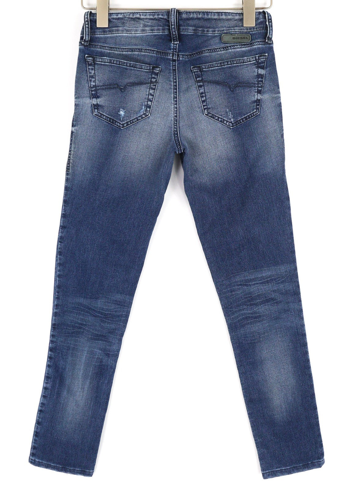 DIESEL Grupee-Ne 0662L Women's Jeans W25 Jogg Sweat Skinny Washed RRP250