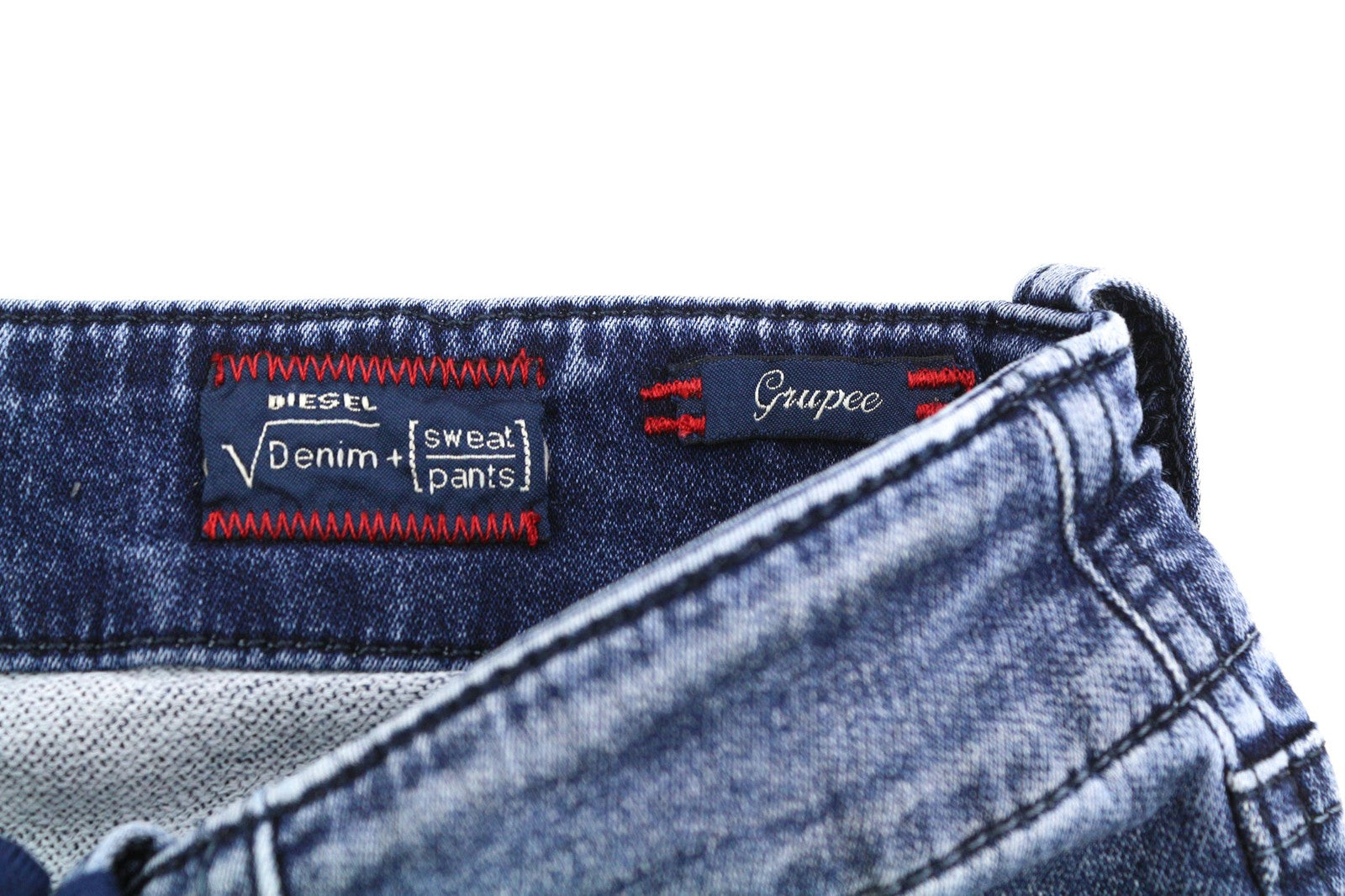 DIESEL Grupee-Ne 0662L Women's Jeans W25 Jogg Sweat Skinny Washed RRP250