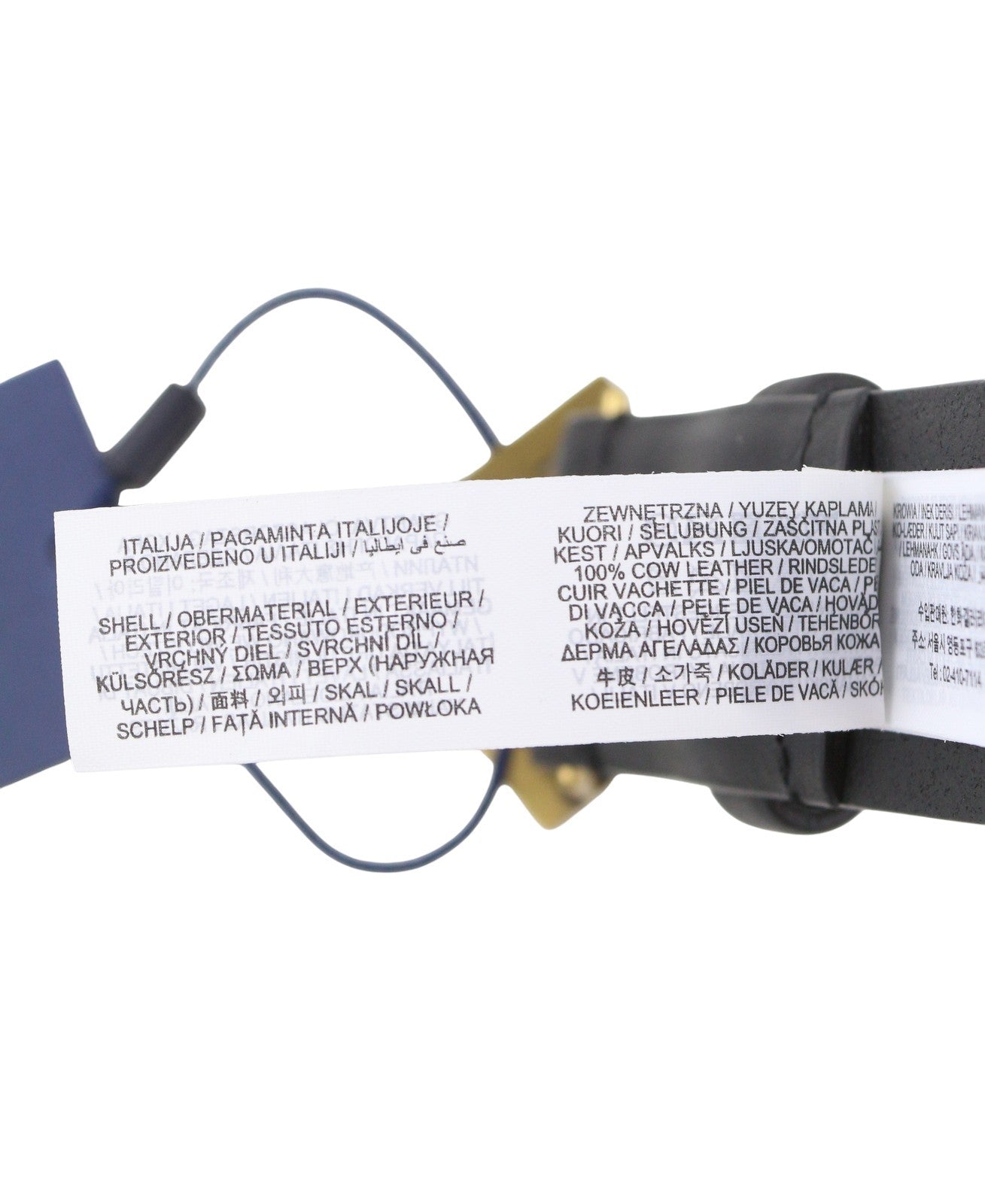 GANT Icon G Buckle Leather Women Belt 95 CM Black Press Stud Closure Casual