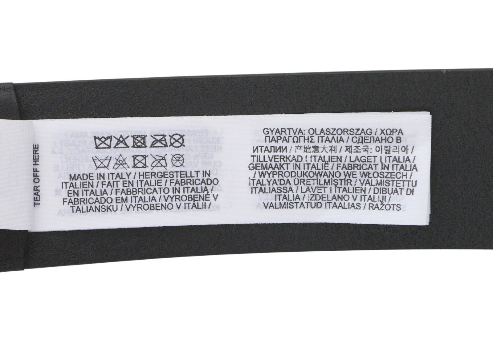 GANT Icon G Buckle Leather Women Belt 95 CM Black Press Stud Closure Casual