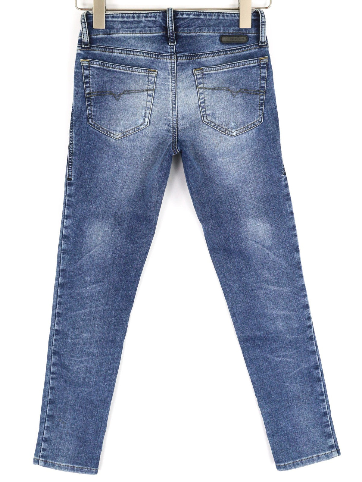 DIESEL Grupee-Ne 0607U Women's Jeans W23 Jogg Sweat Skinny Washed RRP250