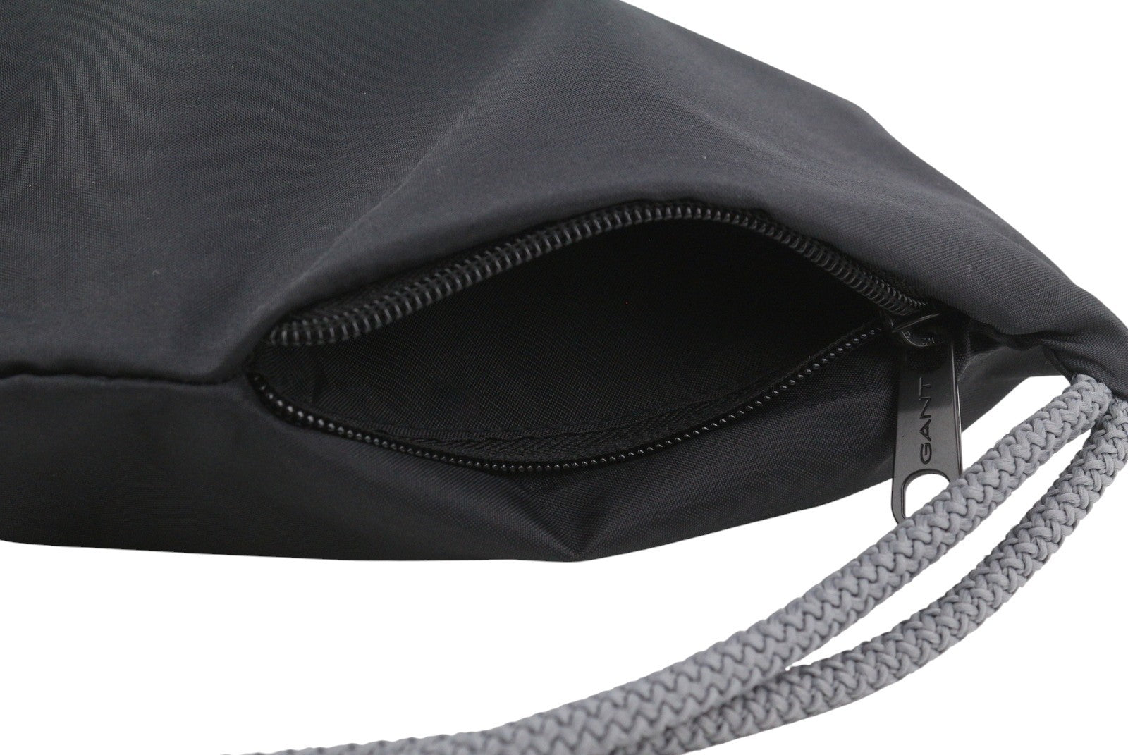 GANT Gym Sack Men Bag OS Black Front Logo Lightweight Sports Backpack