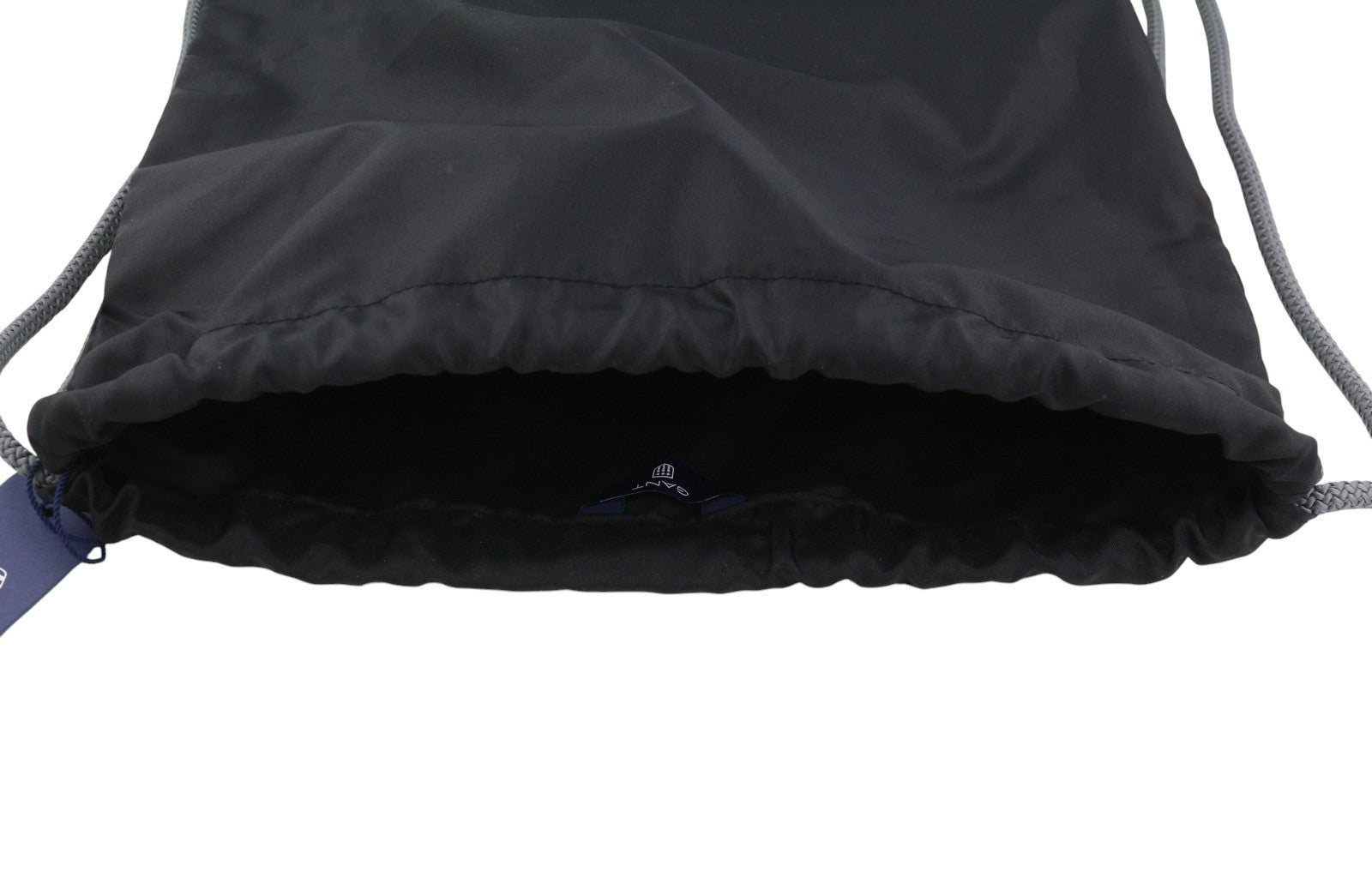 GANT Gym Sack Men Bag OS Black Front Logo Lightweight Sports Backpack